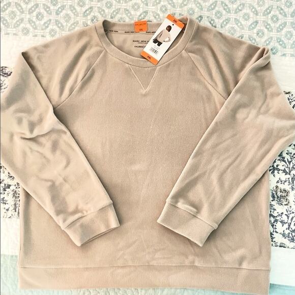 Marc New York Women's cozy ribbed crew neck Color stone size XXL New - Picture 3 of 3